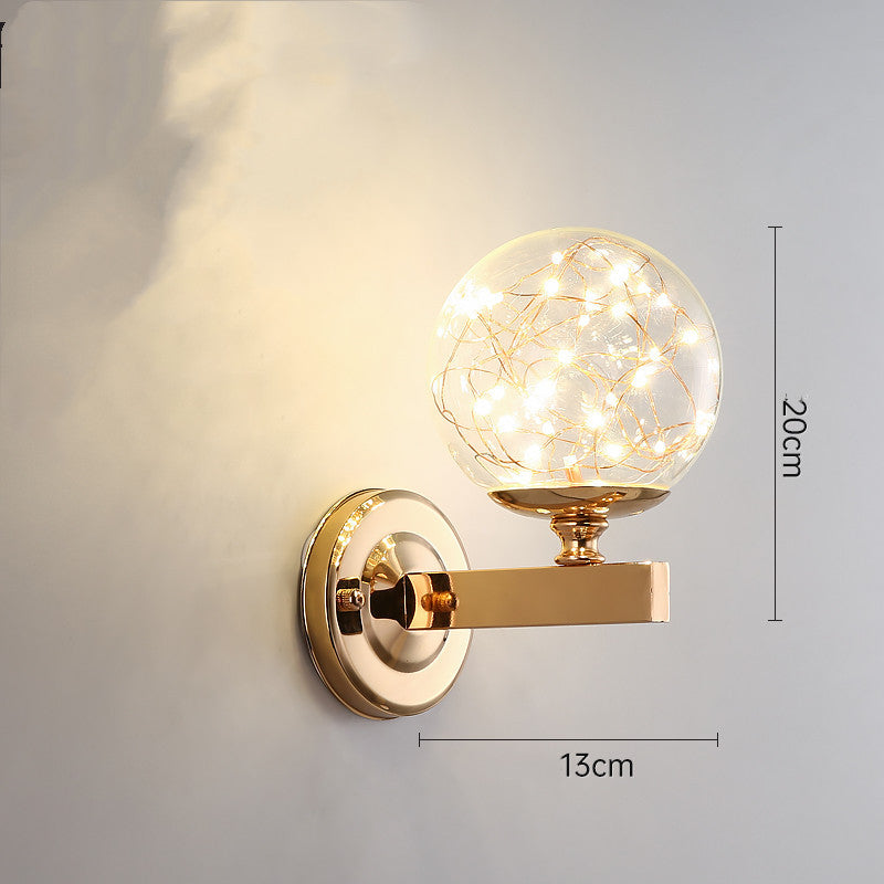 Luxury Crystal Bedside Lamp – Transparent Modern Night Light