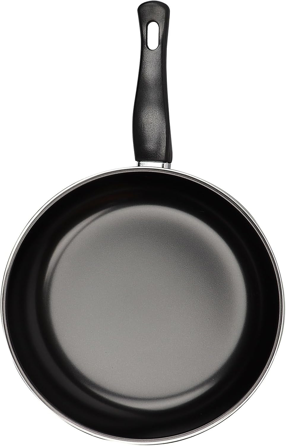 Black 8 Piece Carbon Steel Non Stick Kitchen Cookware Set Casserole Cooking Pot Frying Pan Saucepan with Glass Lids
