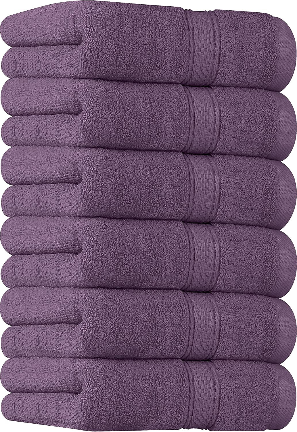 - Premium Hand Towels - 100% Combed Ring Spun Cotton, Ultra Soft and Highly Absorbent, Extra Large Thick Hand Towels 41 X 71 Cm, Hotel & Spa Quality Hand Towels (6-Pack) (Grey)