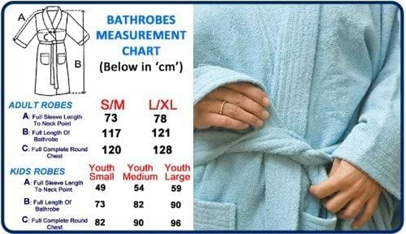 Charcoal Grey Hooded Bathrobe Soft Cotton Terry Robes Gowns Bath Robe