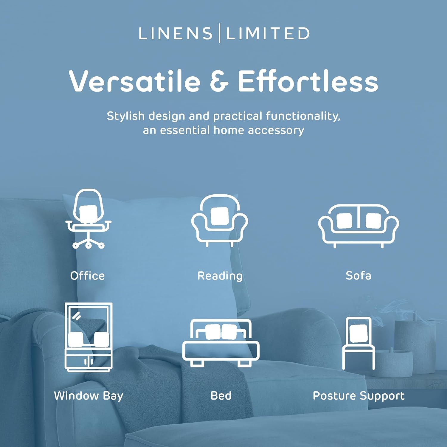 - Cushion Insert 40Cm X 60Cm, Made in the UK, Soft and Plump, Non-Allergenic Sofa Cushion Pad, Easy to Clean, Large Cushion Inner, Perfectly Fits Covers (White) (2 Pack)