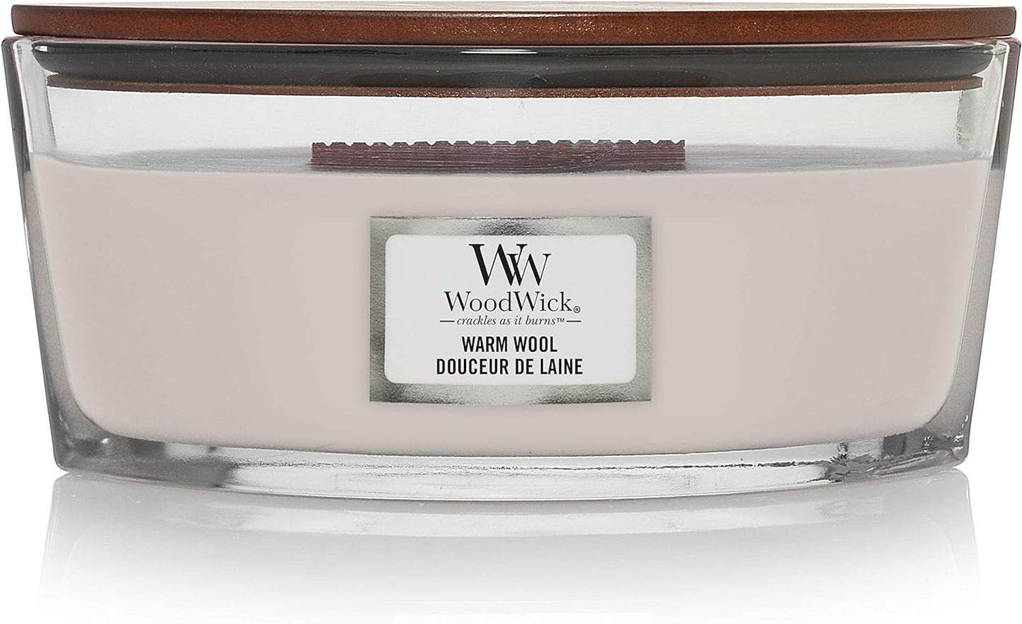 Scented Candle with Crackling Wick, Vanilla Bean Large Hourglass Candle, Long Burning Candles: up to 130 Hours, Perfect Gifts for Women